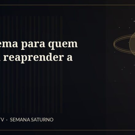Um poema para quem precisa reaprender a parar — SAT-Poemas